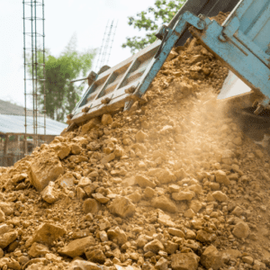 Screened fill dirt for backfilling, leveling, and grading in Alpharetta and Cumming, GA