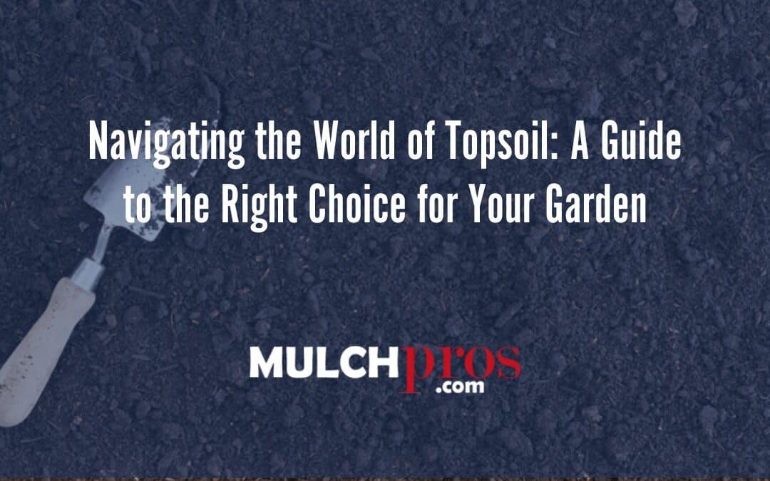 Navigating the World of Topsoil: A Guide to the Right Choice for Your Garden