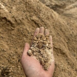 Top dressing soil blend for lawn leveling, seeding, and soil enrichment in Alpharetta and Cumming, GA